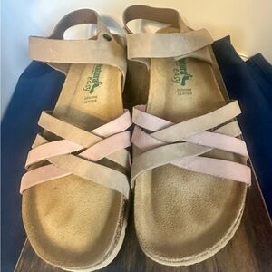 BioNatura Genuine Leather Strappy Sandals - Made in Italy - Women’s Size 9